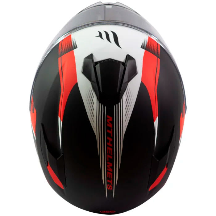 Casco de Moto MT Helmets Targo IVY D5 Rojo Mate6