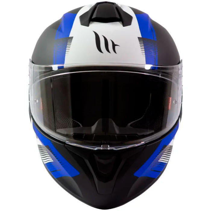 Casco de Moto MT Helmets Targo IVY D7 Azul Mate3