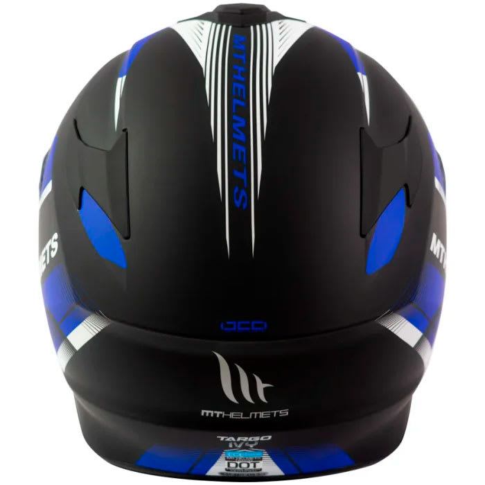 Casco de Moto MT Helmets Targo IVY D7 Azul Mate4