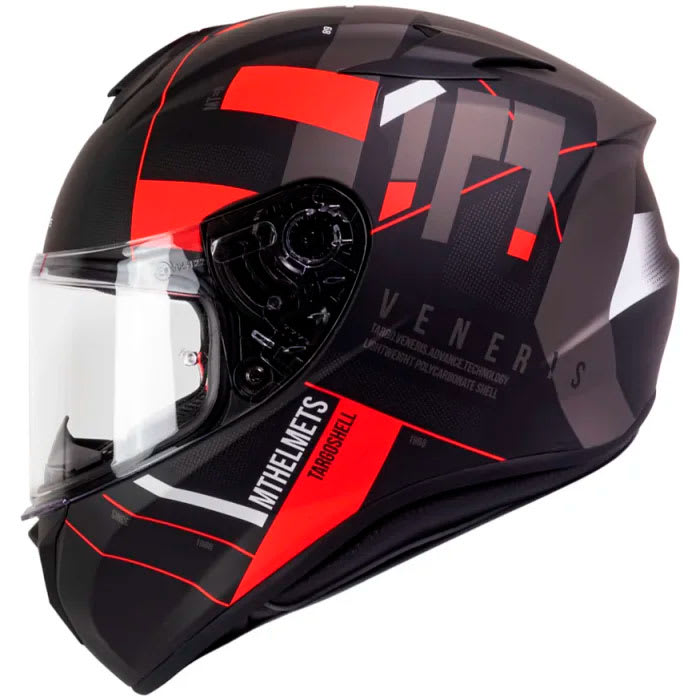 Casco de Moto MT Helmets Targo Veneris A4 Rojo Mate1