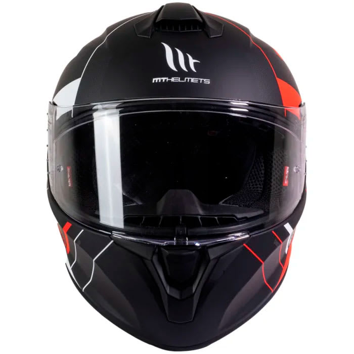 Casco de Moto MT Helmets Targo Veneris A4 Rojo Mate3