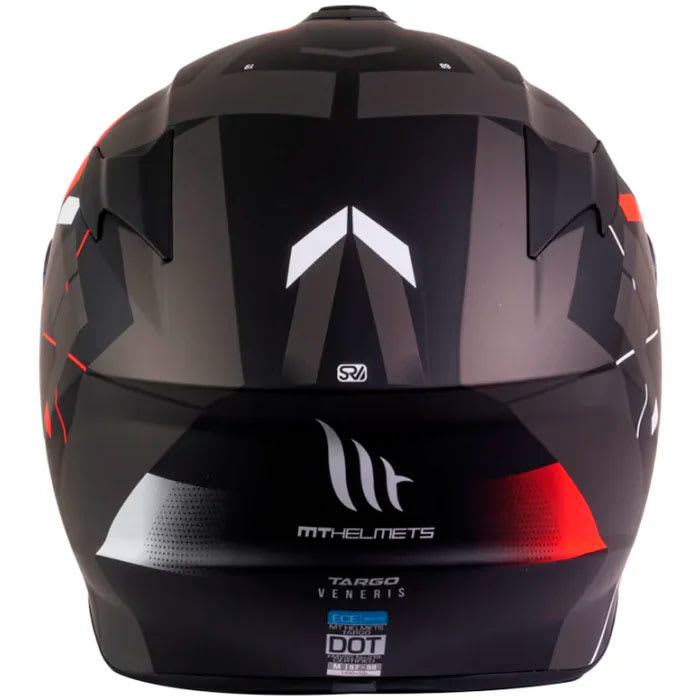 Casco de Moto MT Helmets Targo Veneris A4 Rojo Mate4