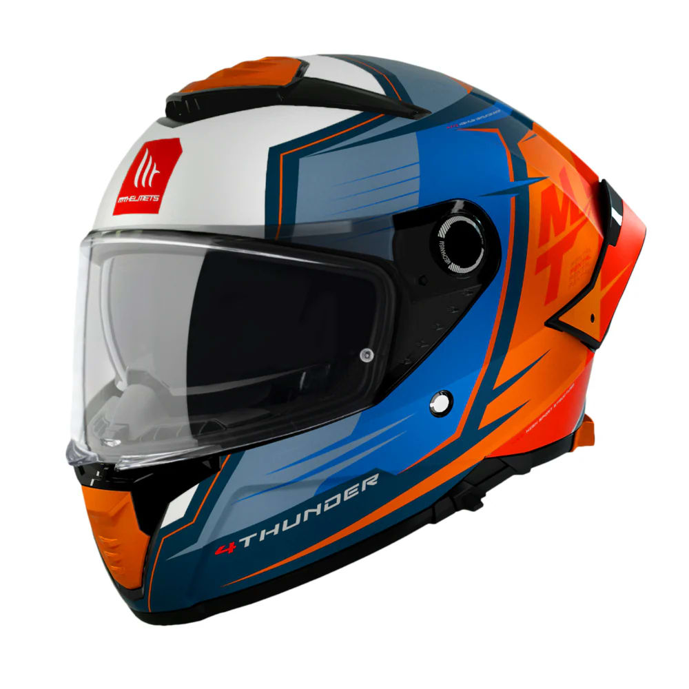 CASCO MT HELMETS THUNDER 4 SV PENTAL B4 NARANJA PERLA | SEGURIDAD Y RENDIMIENTO DE NUEVA GENERACIÓN1
