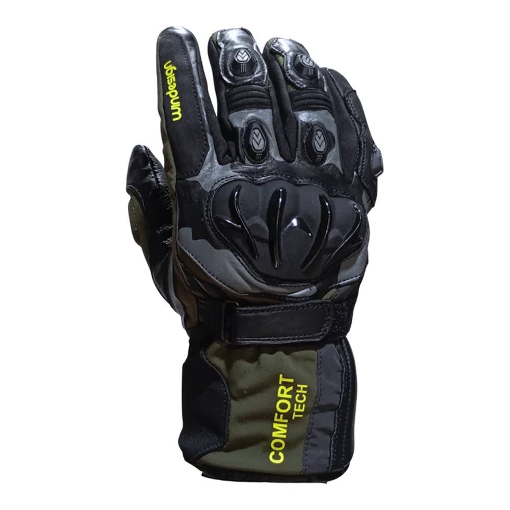GUANTES DE INVIERNO MOTORISTA OLIVE | PROTECCIÓN, ABRIGO Y CONFORT1