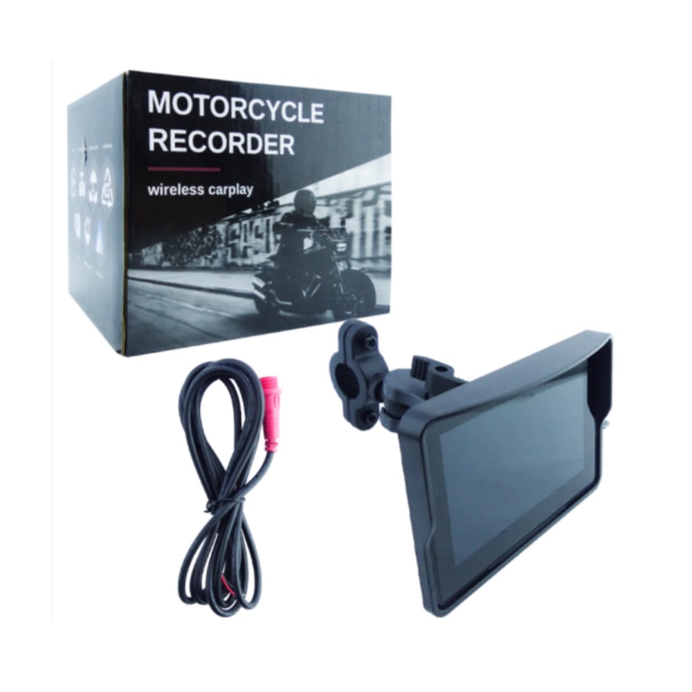 PANTALLA TÁCTIL PARA MOTO DE 5 PULGADAS CON APPLE CARPLAY Y BLUETOOTH4