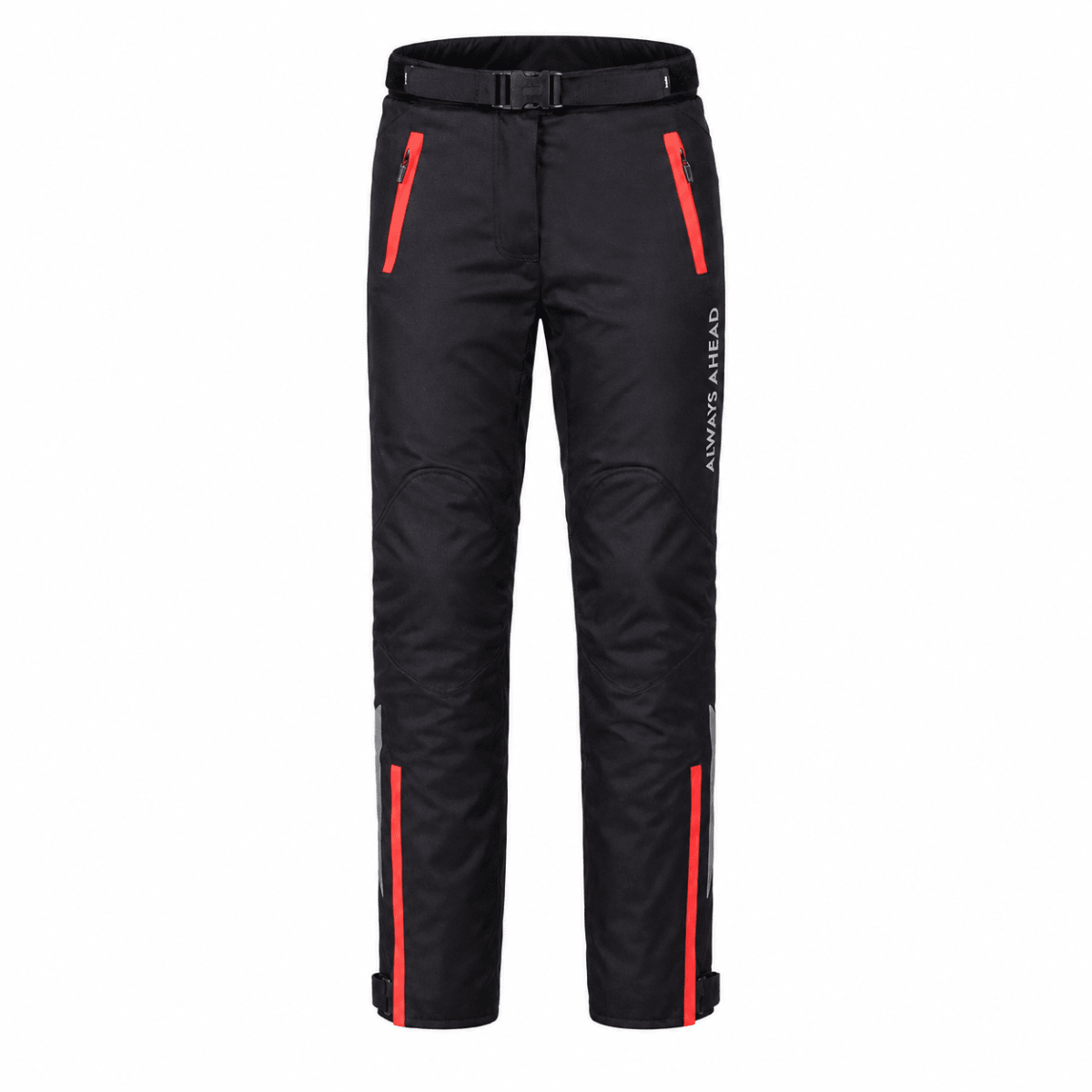PANTALÓN LS2 CHART MUJER NEGRO ROJO | SEGURIDAD Y COMODIDAD PARA CADA DÍA1