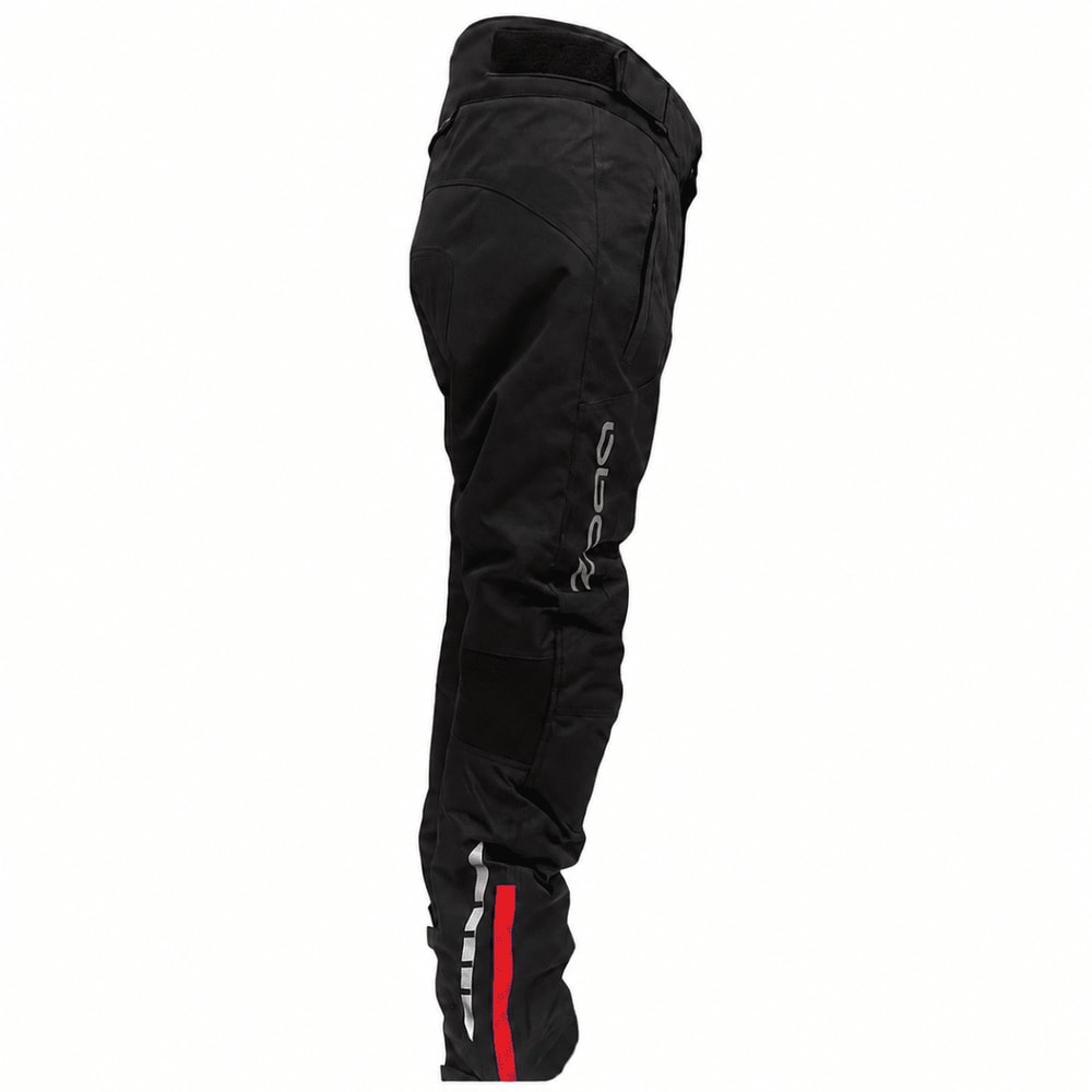 PANTALÓN PARA MOTO SPORT NEGRO ROJO | PROTECCIÓN Y COMODIDAD PARA RODAR2