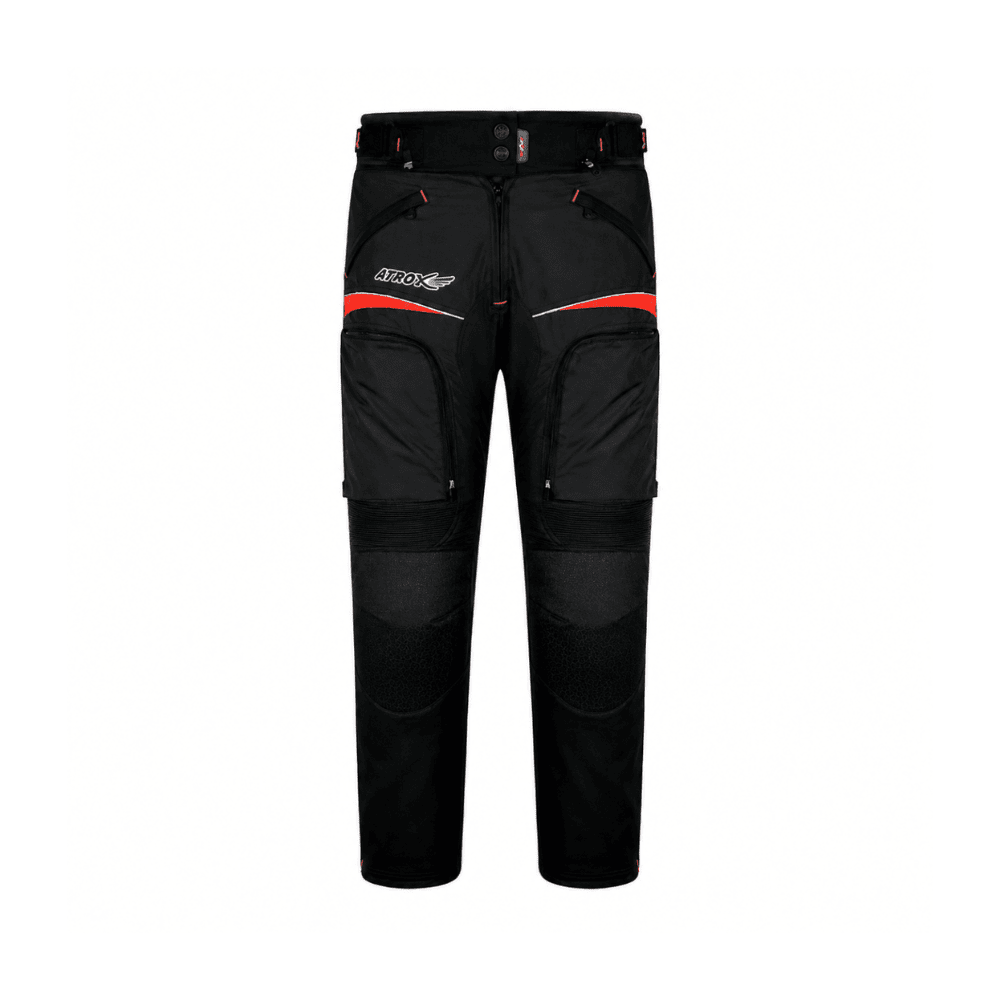 PANTALÓN ATROX MUJER 2683 NEGRO ROJO | PROTECCIÓN Y CONFORT PARA CADA AVENTURA1