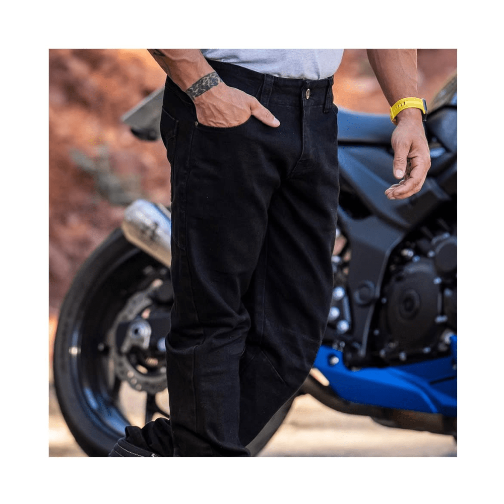 PANTALÓN PARA MOTO LS2 BRADFORD NEGRO5