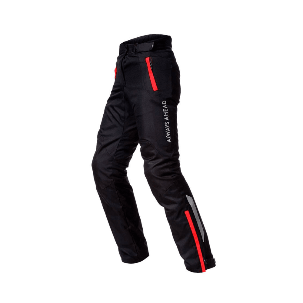 PANTALÓN LS2 CHART MUJER NEGRO ROJO | SEGURIDAD Y COMODIDAD PARA CADA DÍA2