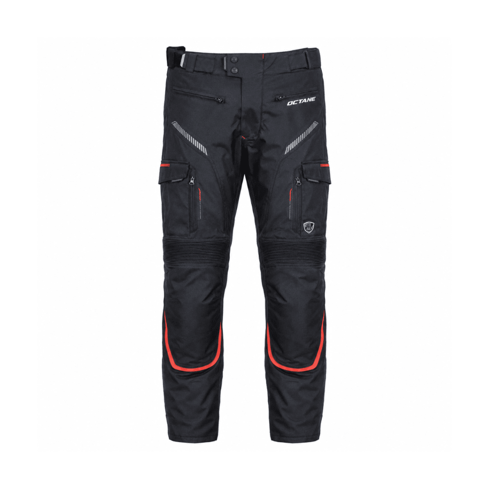 PANTALÓN OCTANE SUSPENSION NEGRO ROJO | PROTECCIÓN Y RENDIMIENTO1