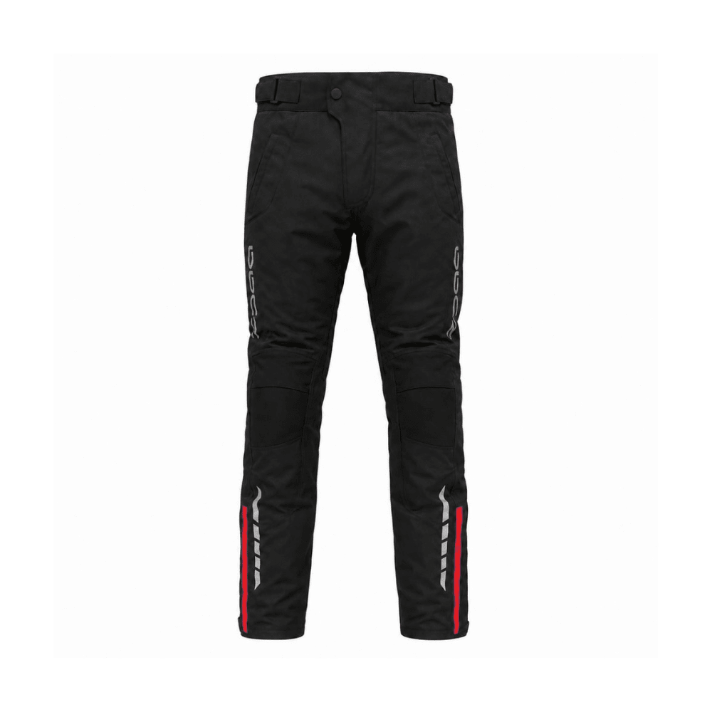 PANTALÓN PARA MOTO SPORT NEGRO ROJO | PROTECCIÓN Y COMODIDAD PARA RODAR1