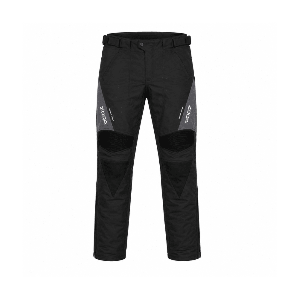 PANTALÓN PARA MOTO SAFE DRIVE SPORT NEGRO GRIS BICAPA CON PROTECCIONES1