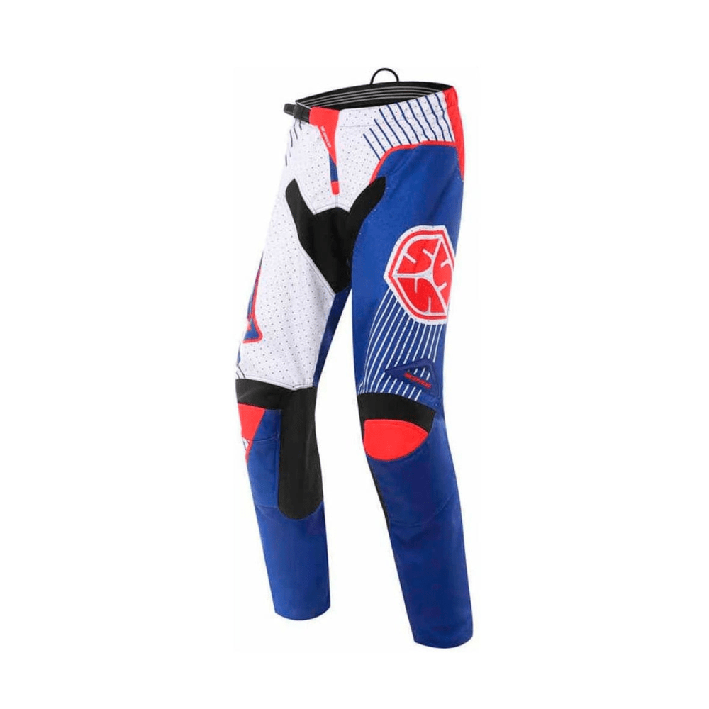 PANTALÓN PARA MOTOCROSS Y ENDURO SCOYCO P048 BLANCO ROJO | MÁXIMA MOVILIDAD2