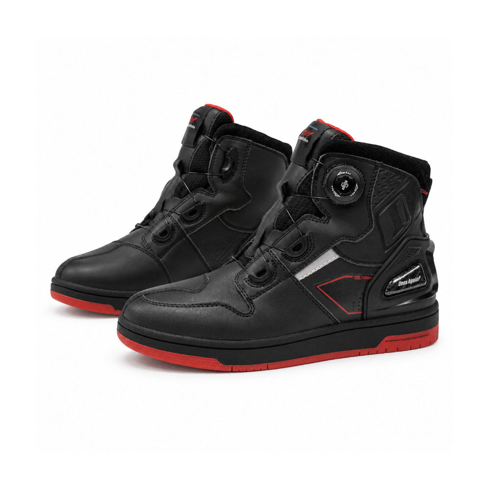 BOTAS PARA MOTO ONES AGAIN MS07WP MUJER WATERPROOF NEGRAS1