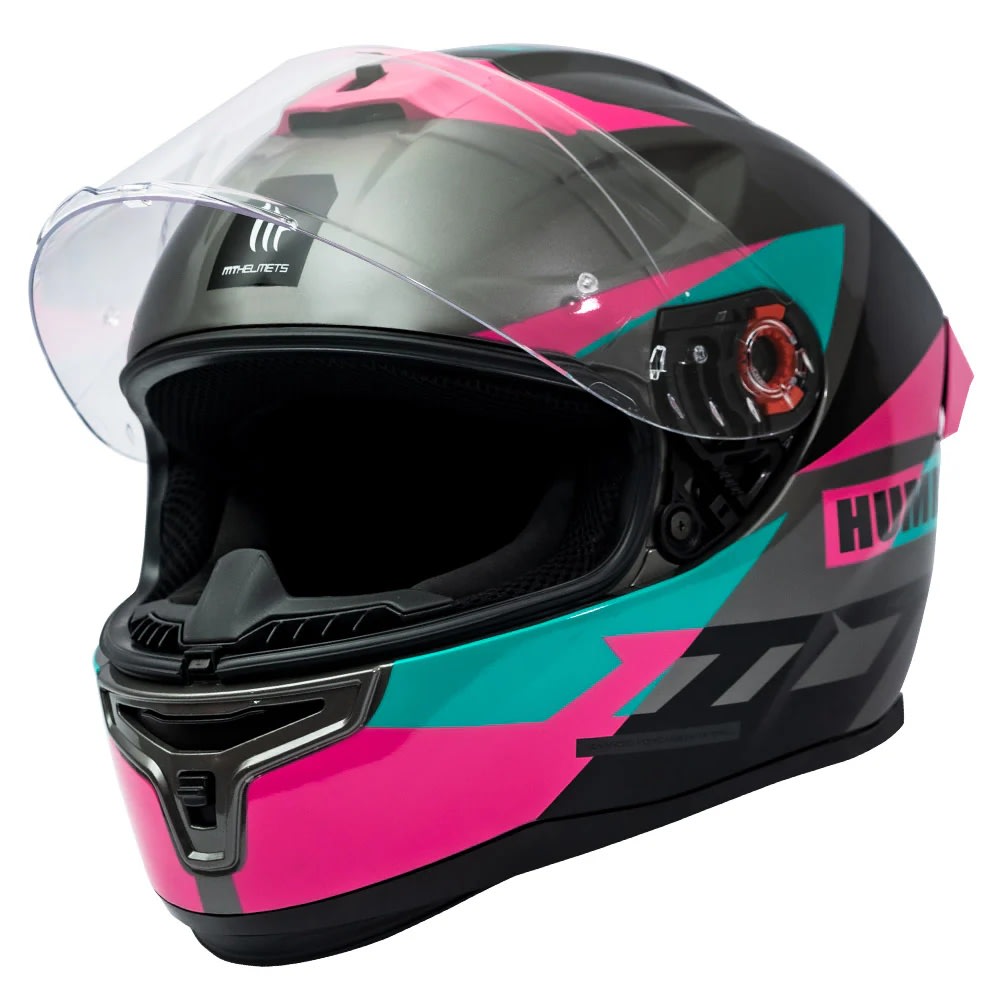 CASCO MT FF114 HUMMER QUO C9 ROSA BRILLO | DESTACA EN CADA RECORRIDO CON SEGURIDAD (VISOR OSCURO DE REGALO)3