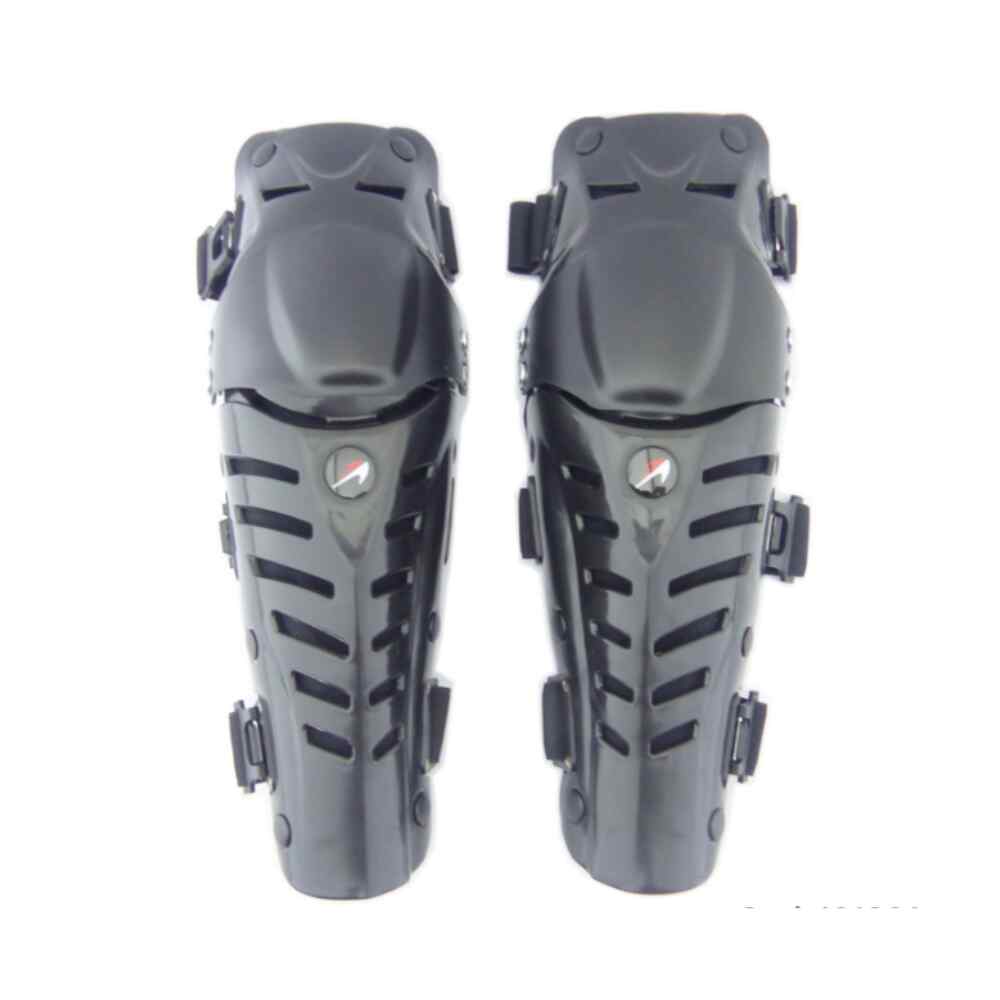 RODILLERAS ARTICULADAS PARA MOTO PRO-BIKER NEGRO ROJO1