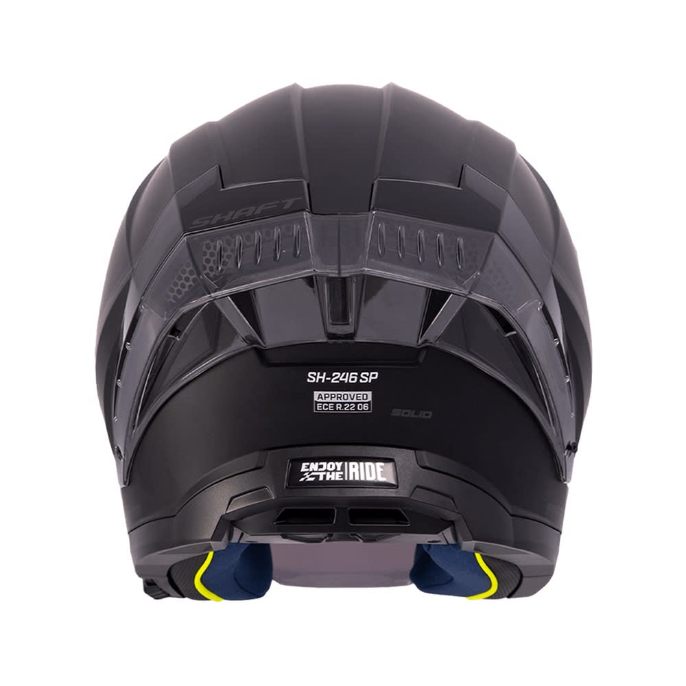 CASCO SHAFT 246SP SOLID NEGRO GRIS OSCURO ABIERTO | LIBERTAD Y PROTECCIÓN PARA CADA RECORRIDO4