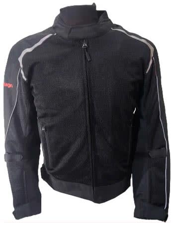 Chaqueta tricapa Thunder cordura malla negro gris1