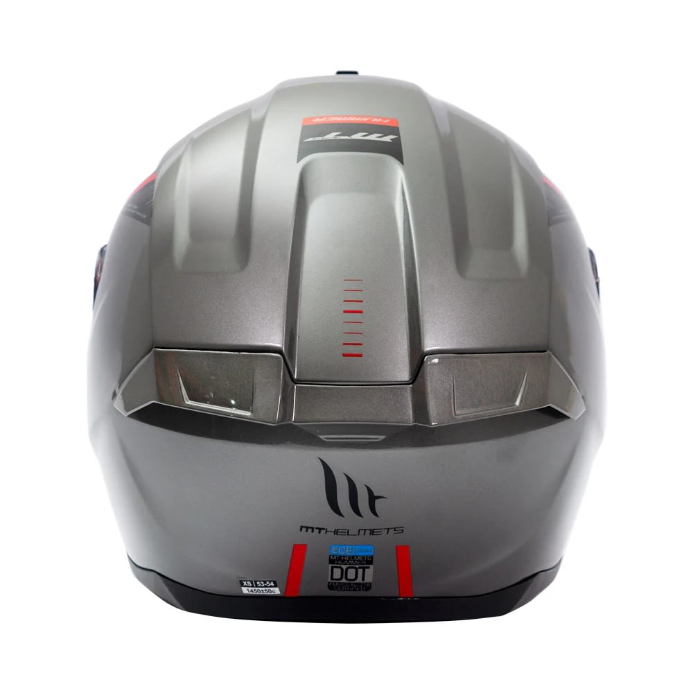 CASCO MT FF114 HUMMER SOLID A2 TITANIUM BRILLO | PROTECCIÓN INTELIGENTE (VISOR OSCURO DE REGALO)5