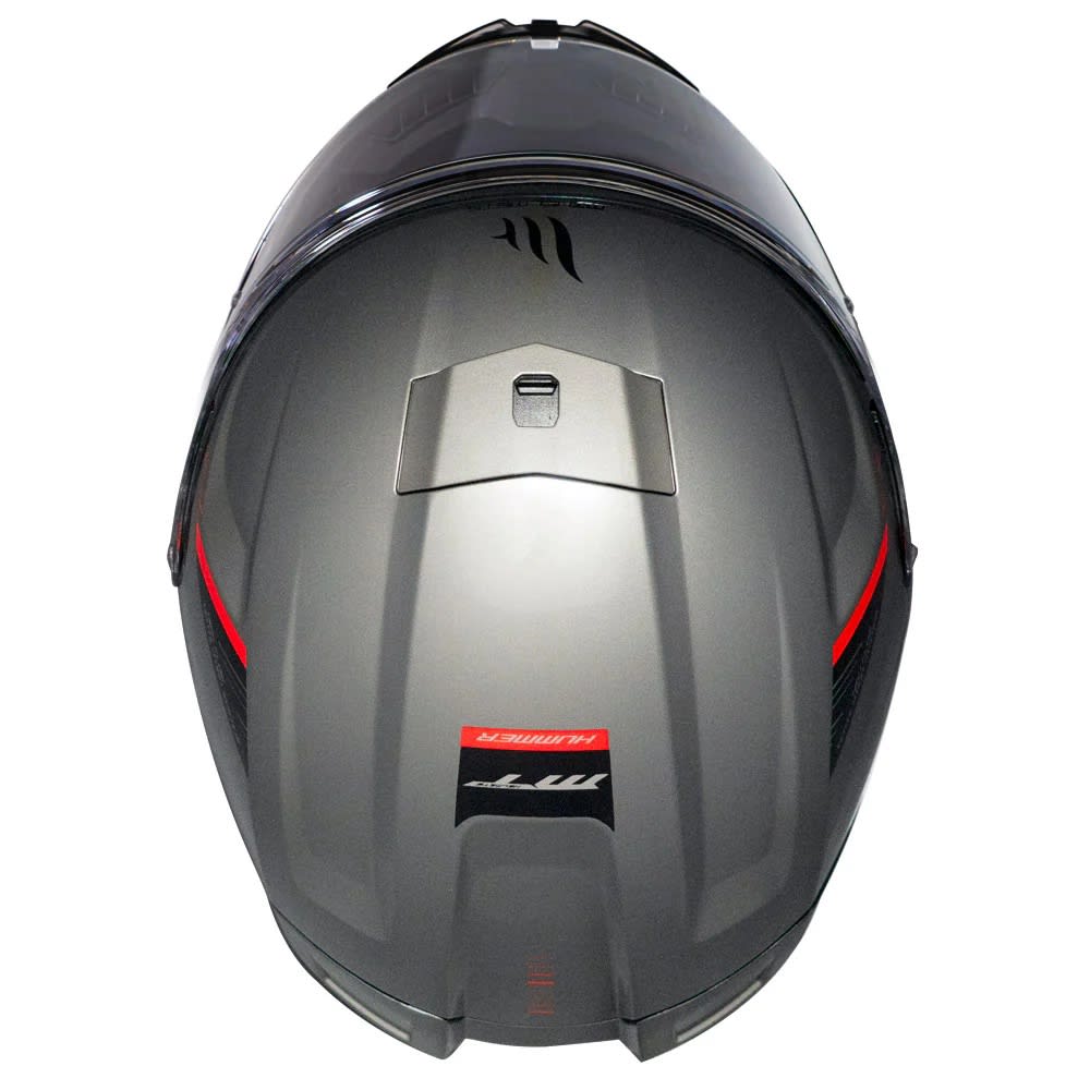 CASCO MT FF114 HUMMER SOLID A2 TITANIUM BRILLO | PROTECCIÓN INTELIGENTE (VISOR OSCURO DE REGALO)6