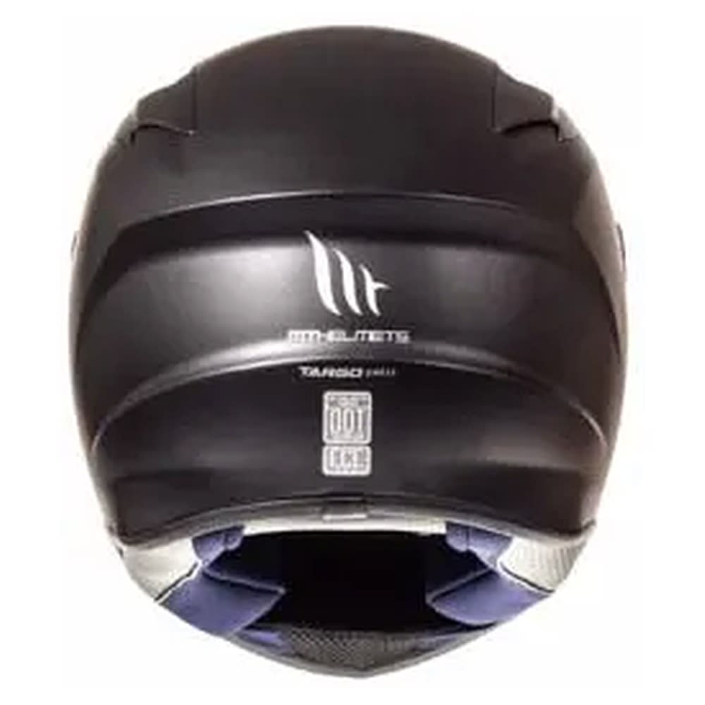 CASCO MT HELMETS FF106 TARGO SOLID A1 NEGRO MATE | CASCO INTEGRAL CERTIFICADO ECE 22.053