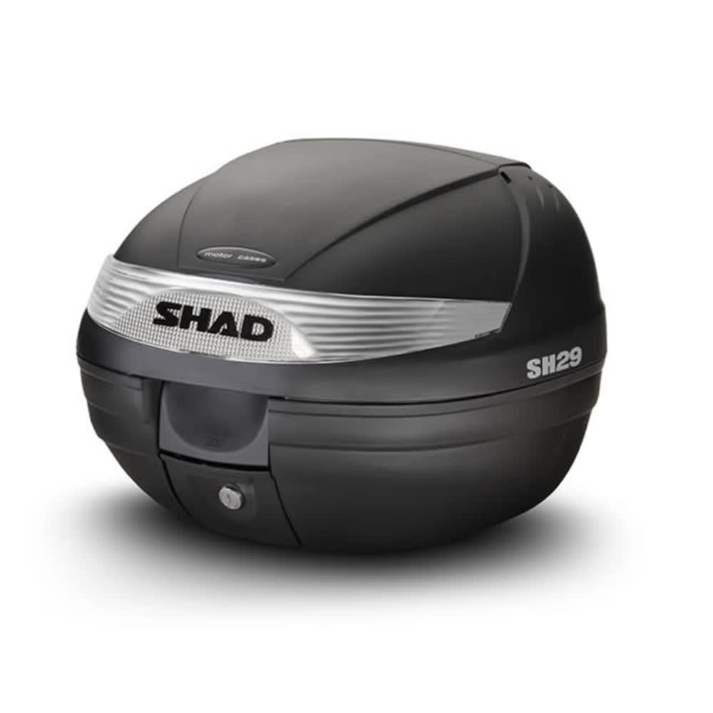 MALETA SHAD TOP CASE SH29 PARA MOTO | CAPACIDAD 29 LITROS Y CIERRE PRESS LOCK1