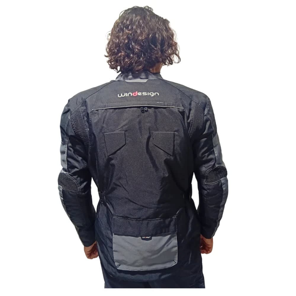 CHAQUETA TOURING WILD GRIS PARA MOTO | PROTECCIÓN, CONFORT Y VERSATILIDAD5