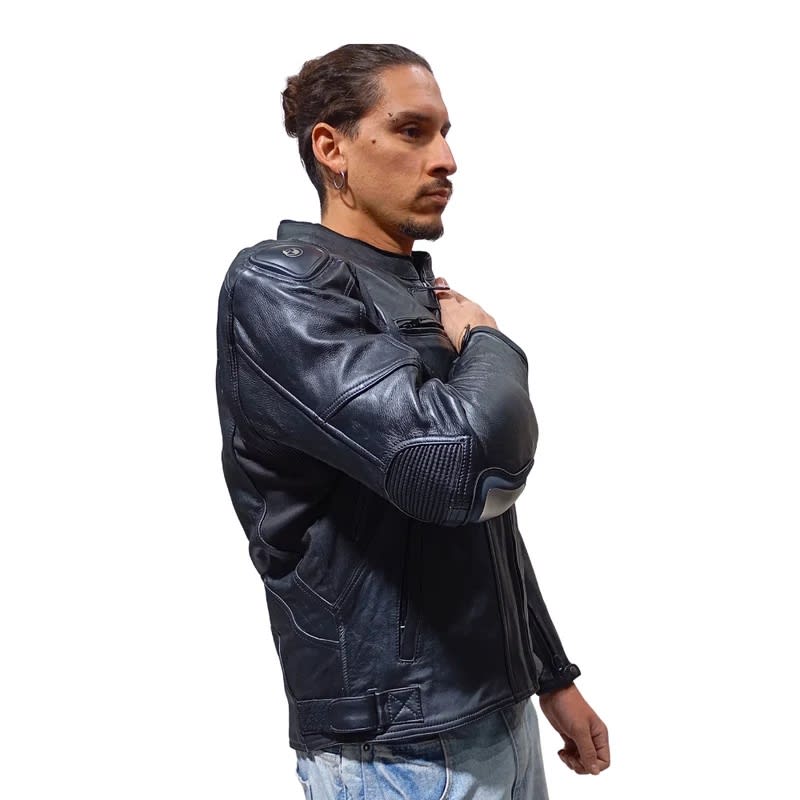 CHAQUETA MOTO CUERO MERCURIO CON JOROBA HUMP | PROTECCIÓN, ESTILO Y RENDIMIENTO DEPORTIVO6