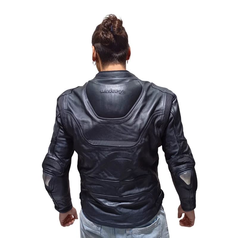 CHAQUETA MOTO CUERO MERCURIO CON JOROBA HUMP | PROTECCIÓN, ESTILO Y RENDIMIENTO DEPORTIVO3