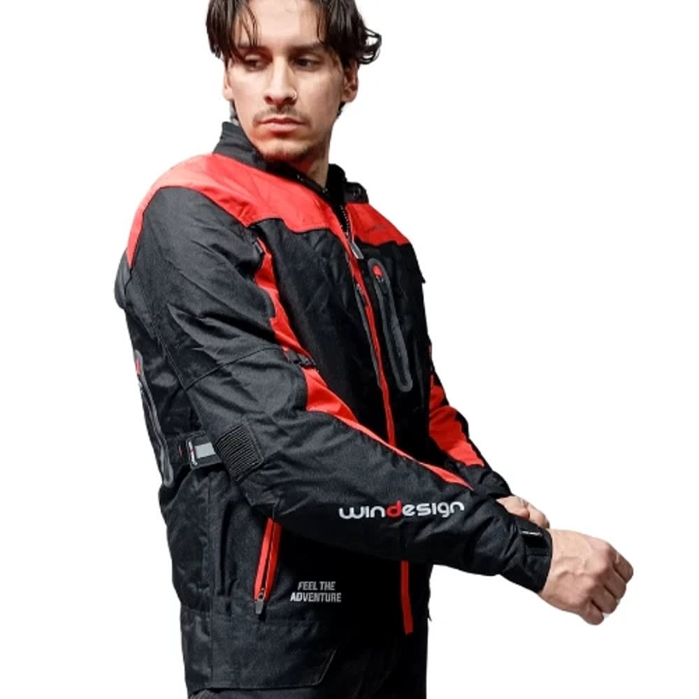 CHAQUETA CORDURA MK NEGRA PARA MOTO | PROTECCIÓN, RESISTENCIA Y CONFORT3