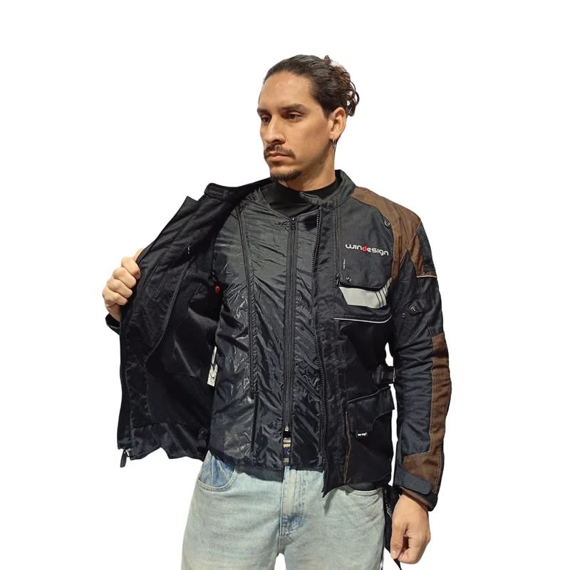 CHAQUETA TOURING CAFÉ 4 SEASON PARA MOTO | PROTECCIÓN, VERSATILIDAD Y CONFORT TODO EL AÑO2