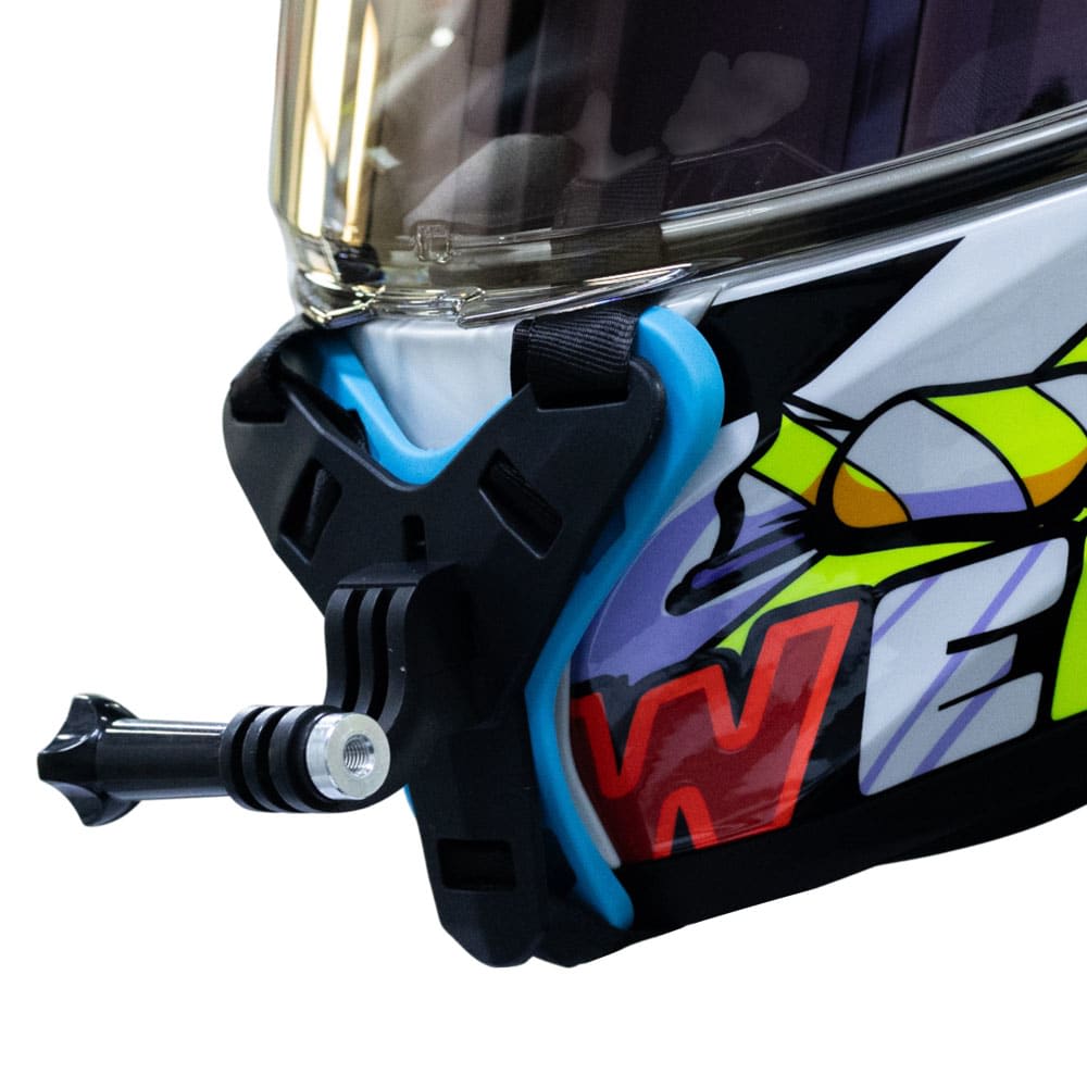 Set de accesorios para camaras de acción y celular frontal casco moto x-60-23