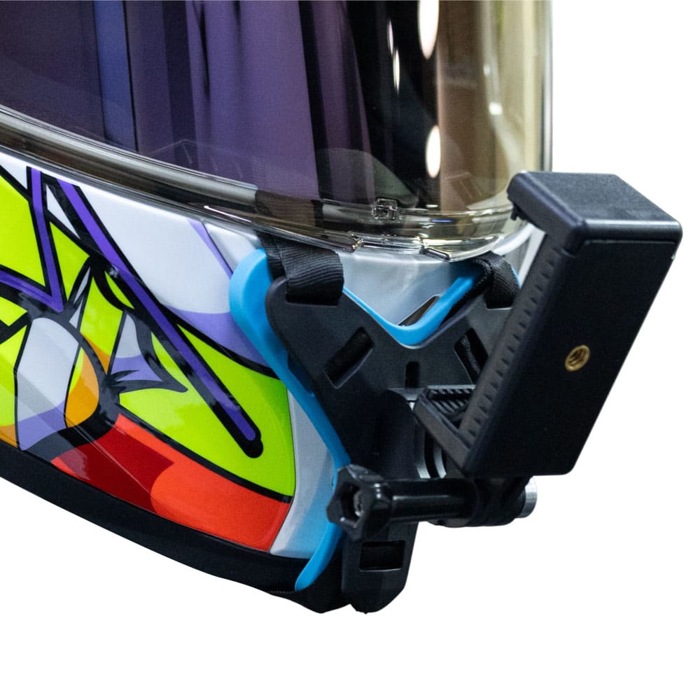 Set de accesorios para camaras de acción y celular frontal casco moto x-60-21