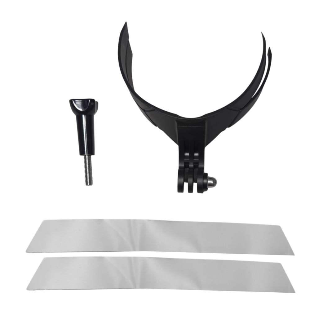 Set de accesorios para camaras de acción adhesivo barbilla casco moto XSF-150A2