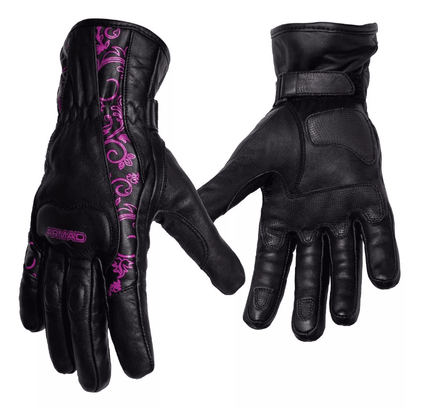 GUANTES PARA MOTO ARMAD GEAR BELÉN MUJER CUERO THINSULATE 3M | PROTECCIÓN Y ABRIGO PREMIUM1