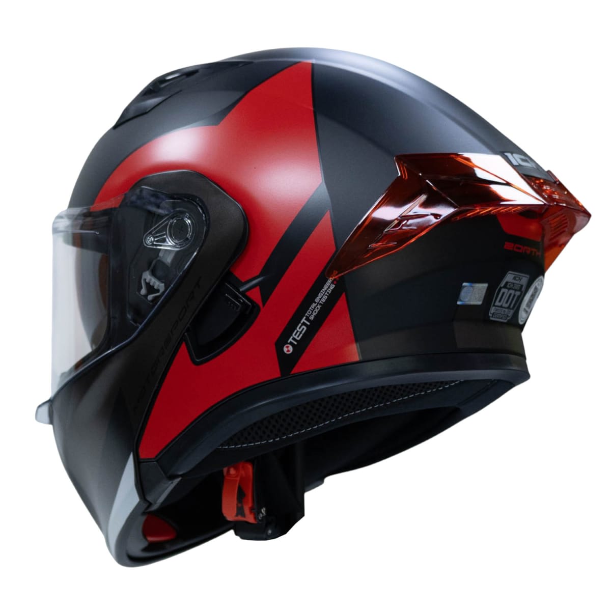 CASCO ICH 3120 ZORTH RJ | CASCO ABATIBLE CERTIFICADO DOT 3CV CON SUN VISOR4