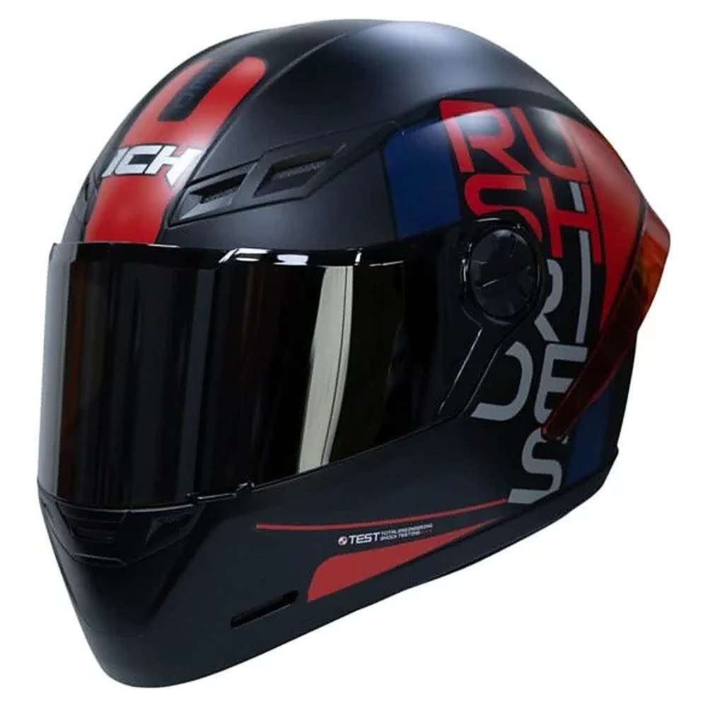 CASCO ICH 501SP DOPE ROJO | CASCO INTEGRAL CERTIFICADO DOT 3CV1
