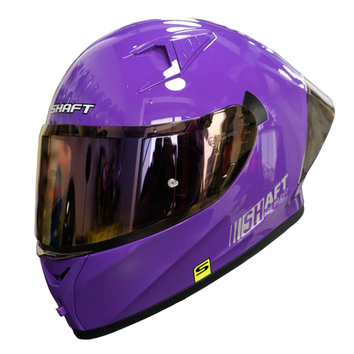 CASCO SHAFT 526SP SOLID MORADO BRILLO | CERTIFICADO DOT ACREDITADO2