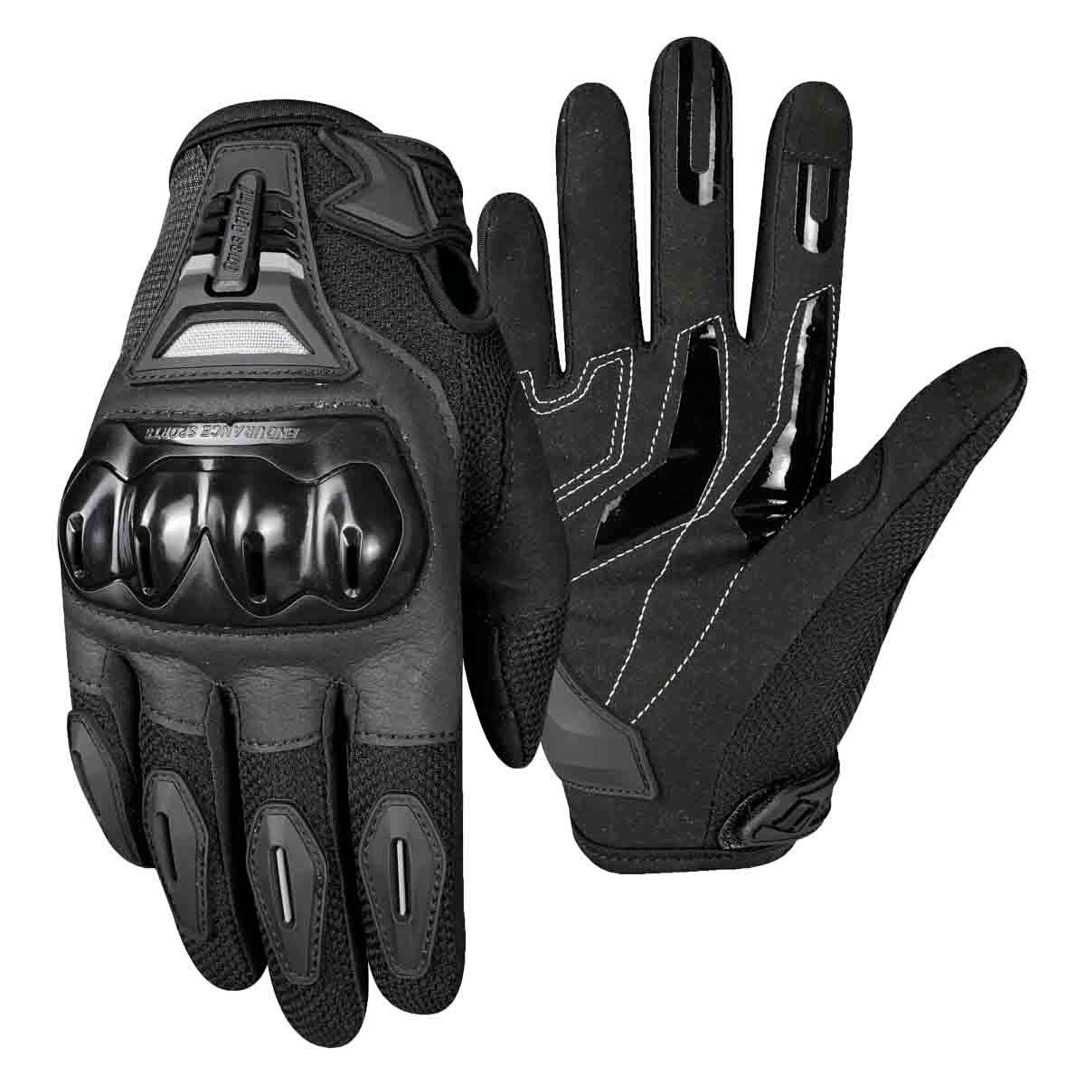Guantes para moto ones again mg07 con protecciones touch1