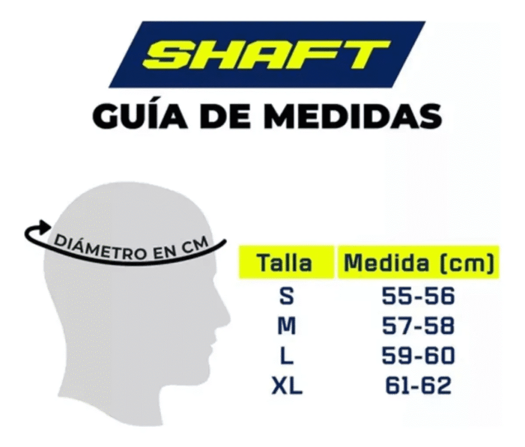 CASCO PARA MOTO SHAFT 562R SOLID NEGRO DORADO4