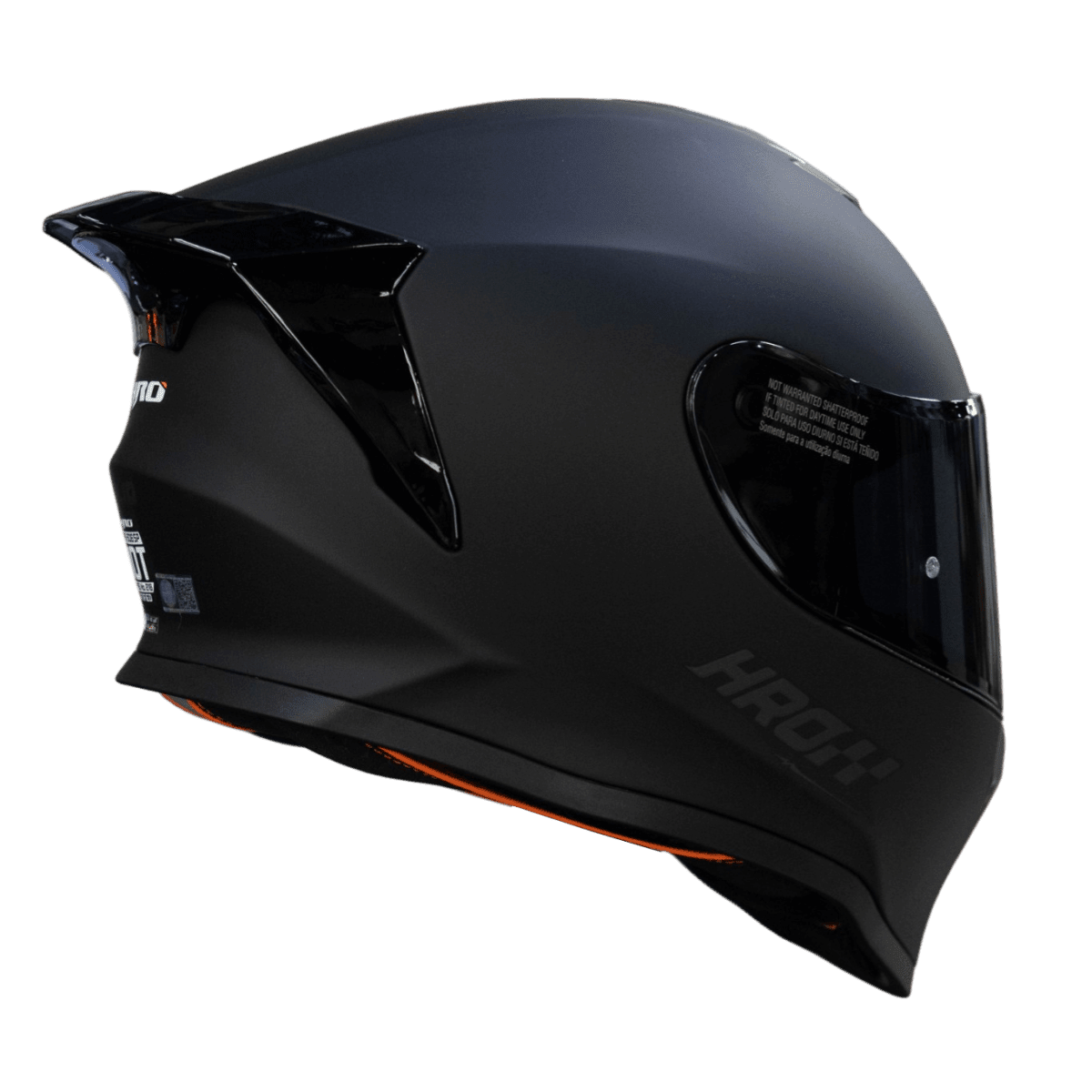 CASCO HRO 506 SP SOLID NEGRO | CASCO INTEGRAL CERTIFICADO DOT2