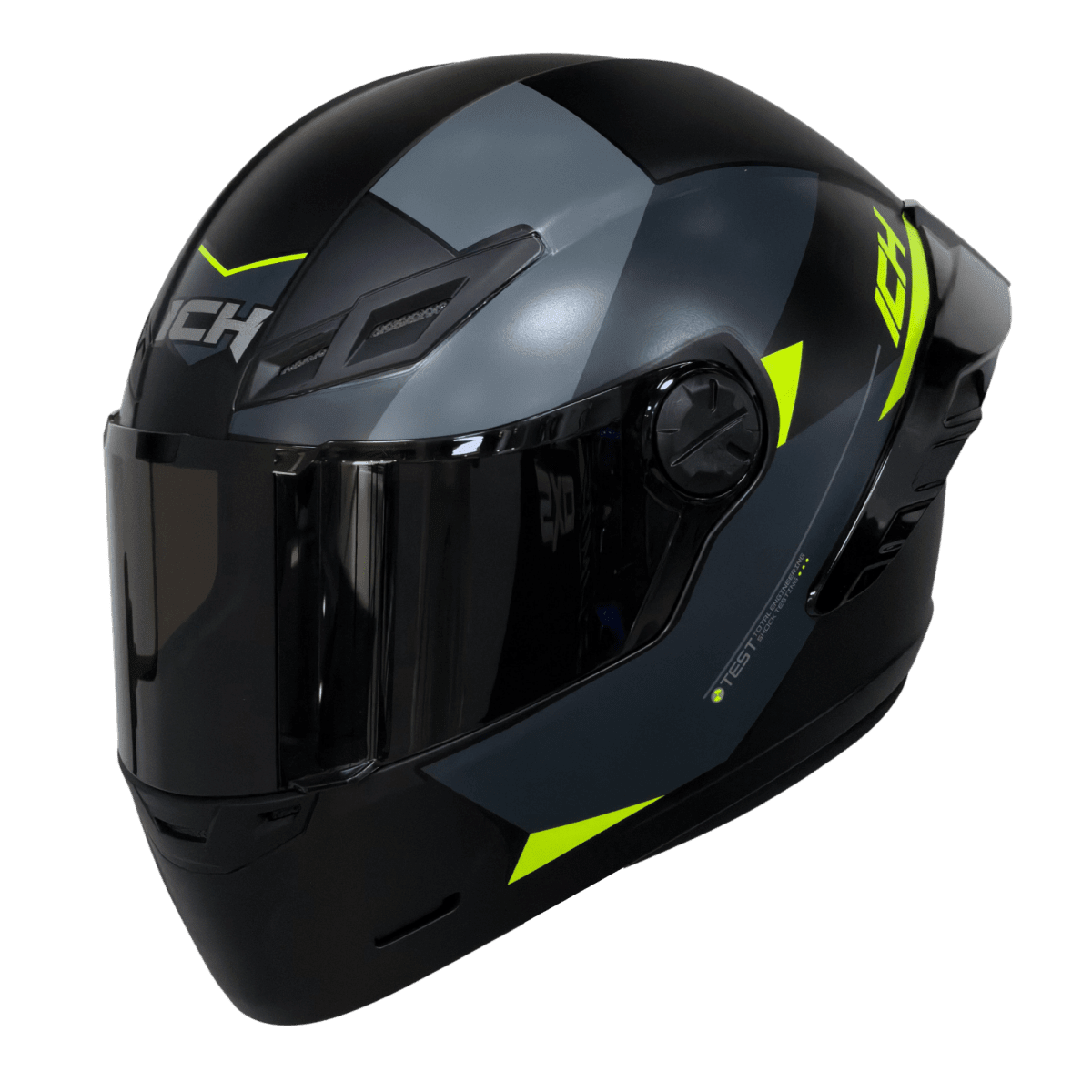 CASCO ICH 501SP JUNE AMARILLO NEGRO | CASCO INTEGRAL CERTIFICADO DOT 3CV2