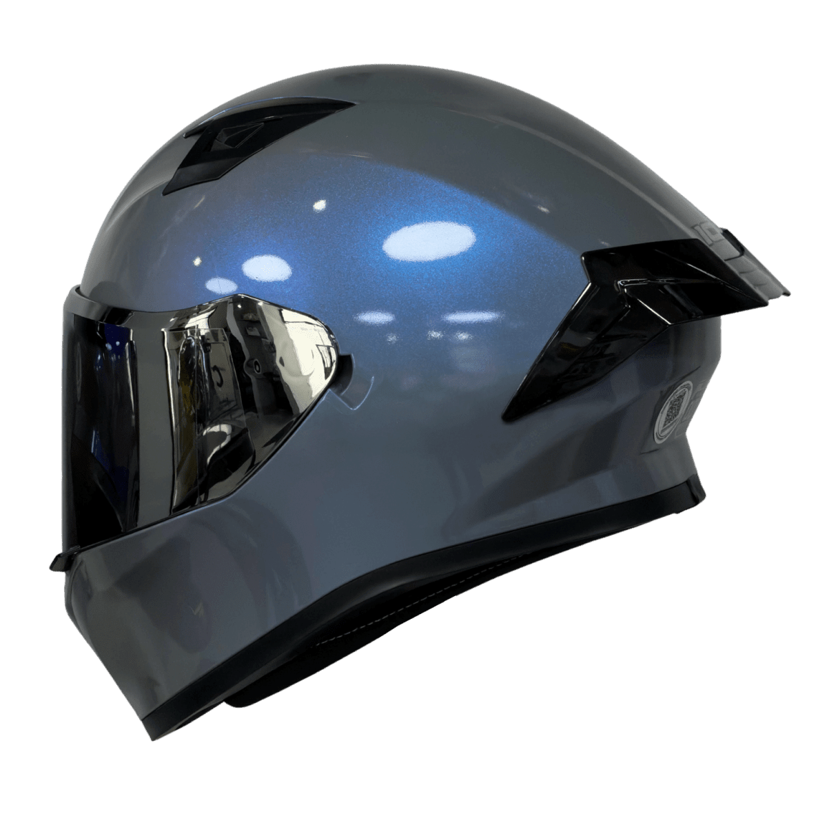 CASCO ICH 503 SOLID CAMALEÓN GRIS | CASCO INTEGRAL CERTIFICADO DOT QR4