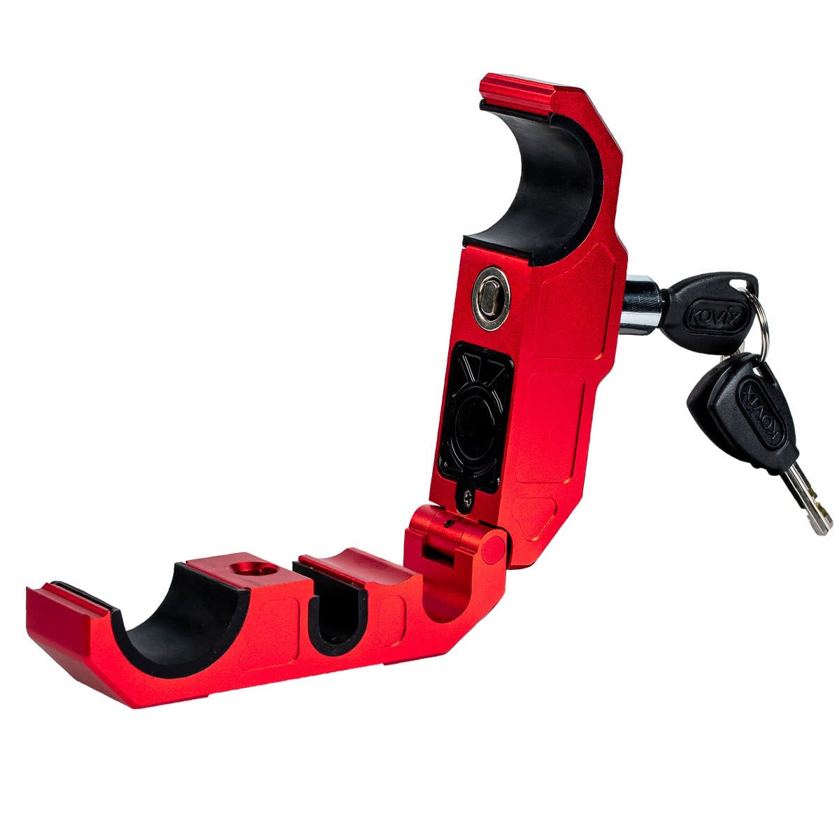 CANDADO MANILLAR PARA MOTO KOVIX CON ALARMA 120DB KHL-R 10MM | SEGURIDAD VISIBLE Y EFECTIVA3