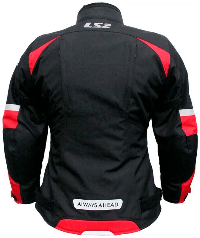 chaqueta ls2 serra lady rojo negro3