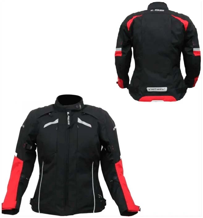 chaqueta ls2 serra lady rojo negro4