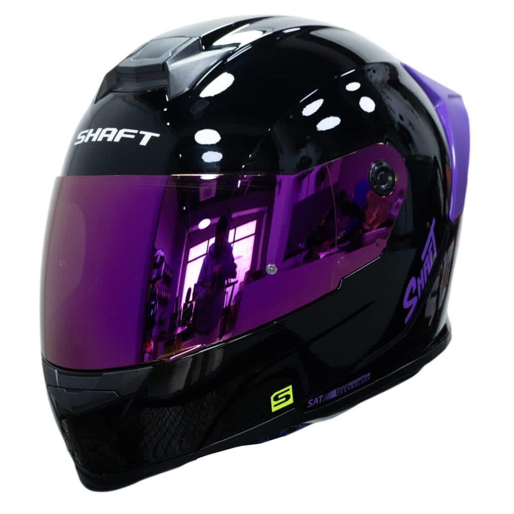 CASCO SHAFT 502SP SOLID NEGRO MORADO | CERTIFICADO DOT ACREDITADO2