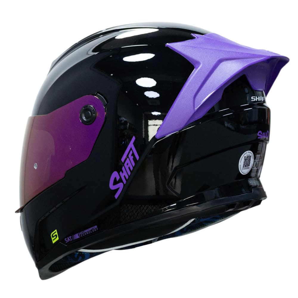 CASCO SHAFT 502SP SOLID NEGRO MORADO | CERTIFICADO DOT ACREDITADO4
