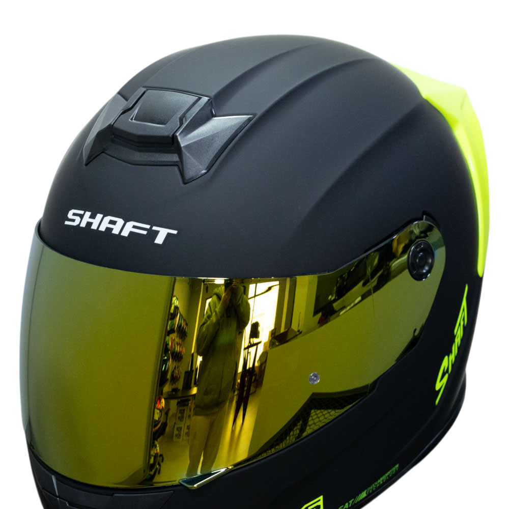 CASCO SHAFT 502SP SOLID NEGRO NEON YELLOW | CASCO INTEGRAL CERTIFICADO DOT ACREDITADO6